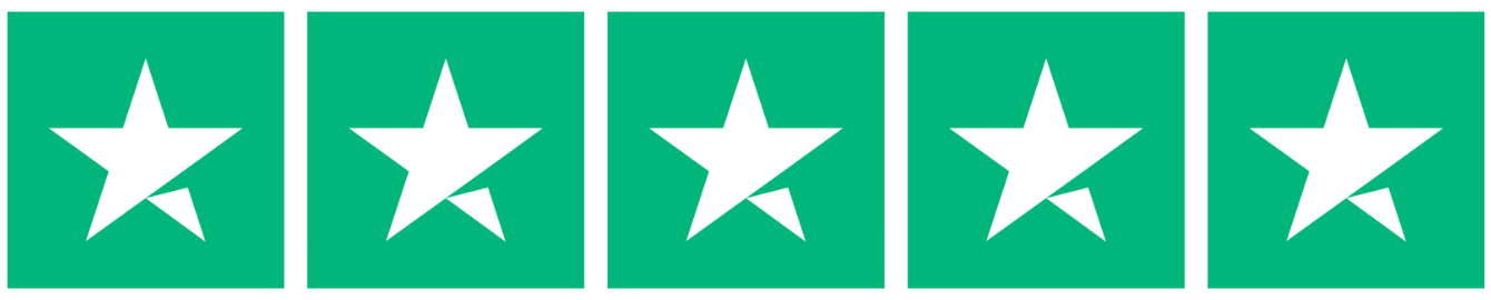 5 sterren Trustpilot beoordeling